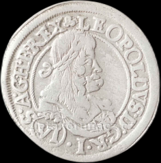 VI. Krejcar 1672 IAN - Graz