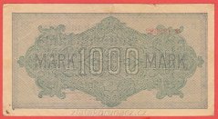 Německo - 1000 Mark 15.9. 1922, série J-BK
