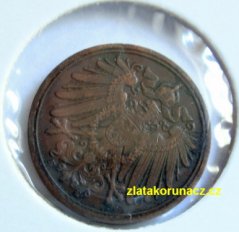 Německo - 1 Reich Pfennig 1899 E