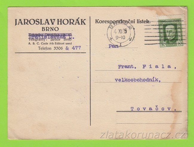 Jaroslav Horák, Brno