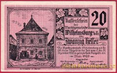 Wilhelmsburg - 20 haléřů - 1920