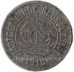Německo - Neusalz a.Oder - 10 pfennig 1918