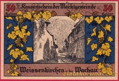 Weissenkirchen - 30 haléřů - 1920 - barevná