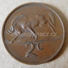 Afrika jižní (Jihoafrická rep.) - 2 cent 1971
