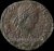Řím císařství - Theodosius I. - Centenionalis - malý bronz