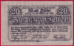 Bad Ischl - 20 haléřů - 1920