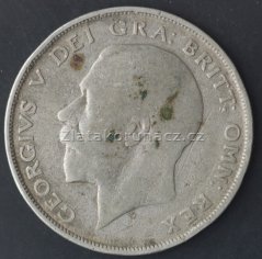 Anglie - 1/2 crown 1923