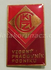 Vzorný pracovník podniku CHKZ