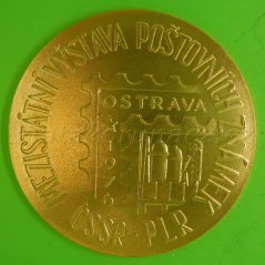 Mezistátní výstava poštovních známek Ostrava 1976 -zlatá
