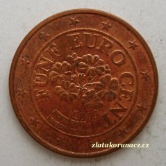 Rakousko - 5 Cent 2003