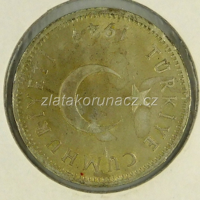 Turecko - 1 lira 1947