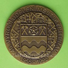 40. výročí udělení městských práv 1955-1995