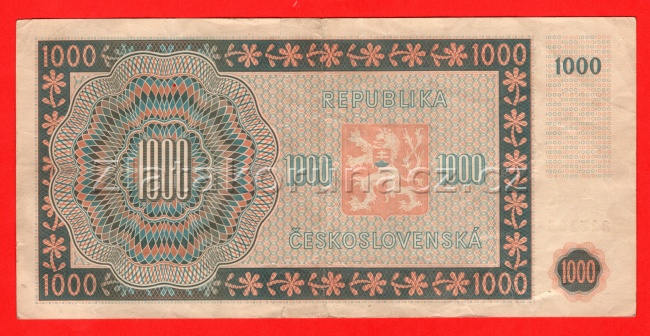 1000 Kčs 1945 23 E