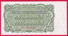5 Kčs 1953 NV - český číslovač