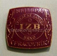 Nejlepší pracovník Izolační závody Brno IZB
