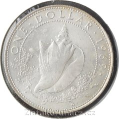 Bahamy - 1 dollar 1969