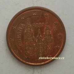 Španělsko - 1 Cent 2005