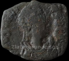 Byzanc - Justinian - half follis