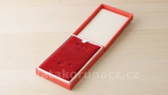 Krabička na vyznamenání - červená