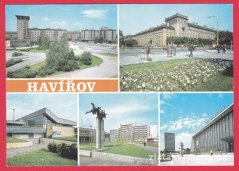 Havířov - náměstí, třída K.G., sport. hala, nová výst., nádraží