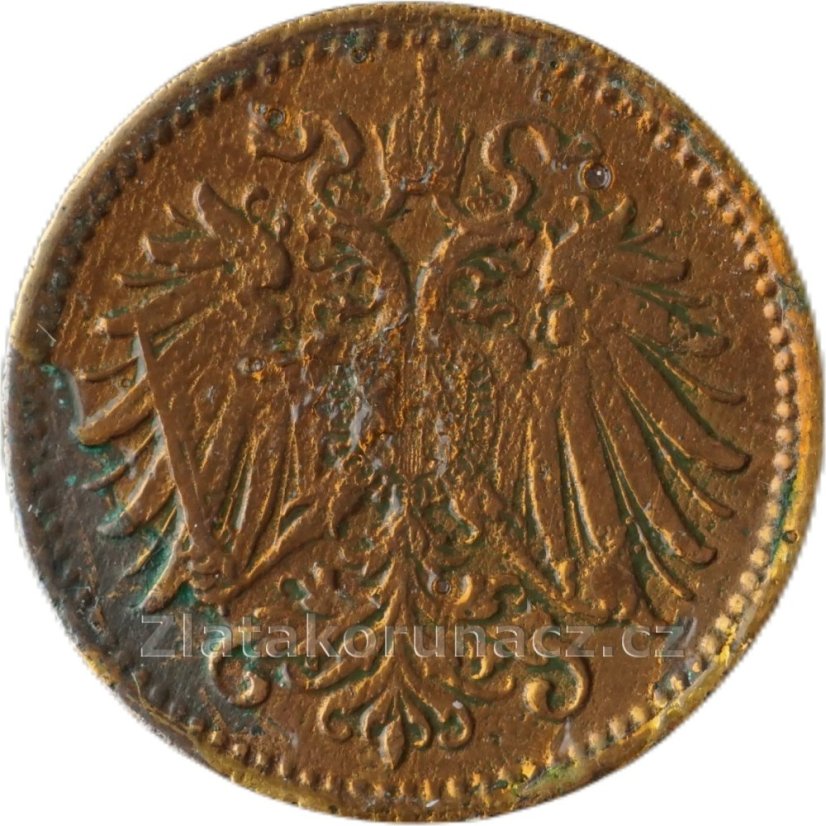 1 haléř F.J.I.-1893