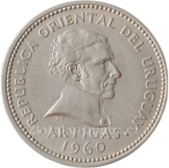 Uruguay - 1 peso 1960