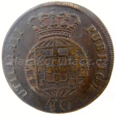 Portugalsko - 40 reis 1821