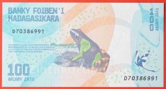 Madagaskar - 100 Ariary 2017