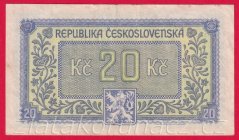 20 Kčs b.l.1945 NJ