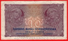 10 korun 1927 s. N 187