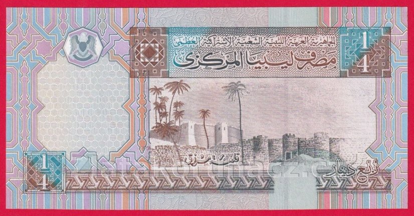 Libye - 1/4 Dinar 2002