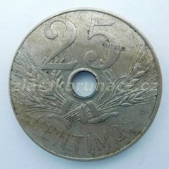 Španělsko - 25 centimos 1927 PC-S