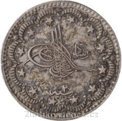 Turecko - 5 kurush 1327/2 (1910) - Mehmed V.