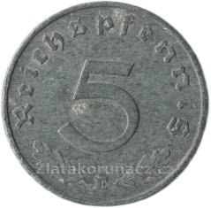 Německo - 5 Reichspfennig 1942 E