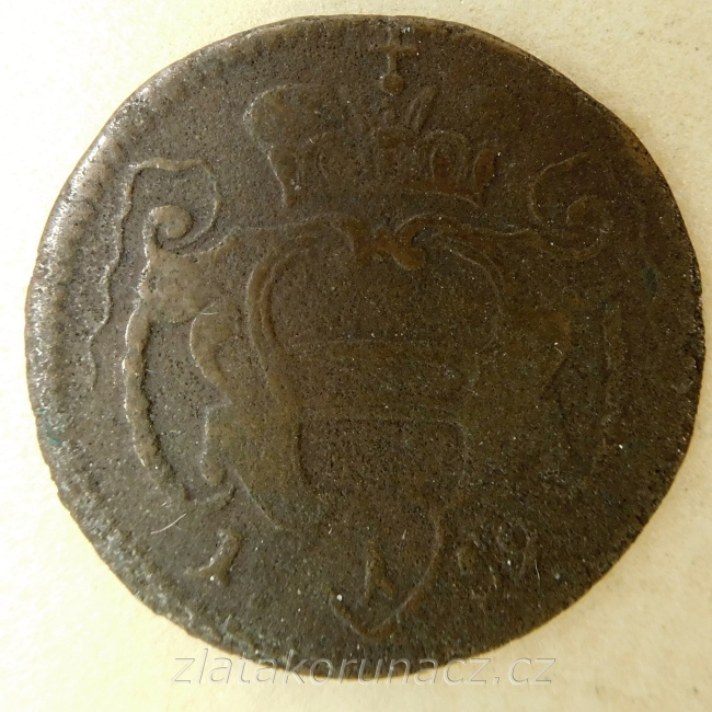 Fenik-1/4 krejcar 1759 bz.-varianta II.
