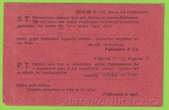 Deutsches Reich  - razítko Berlín 17
