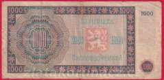 1000 Kčs 1945 17 B