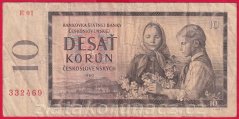 Československo - 10 korún - 1960 E 01