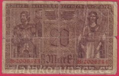 Německo - 20 mark 20.2.1918 - série B