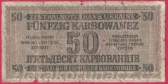 Rusko - Ukrajina - 50 Karbowanez 1942