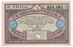 Los - 15 kč - 25. Československá třídní loterie IV. - G r.1931
