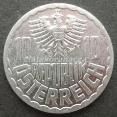 Rakousko - 10 groschen 1995