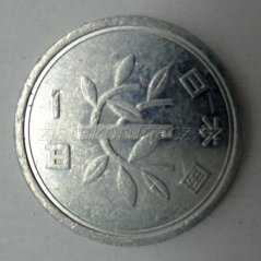 Japonsko - 1 yen 1992 (4)