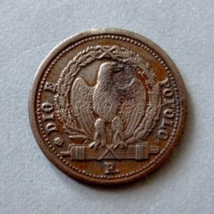Itálie-3 baiocchi 1849 R