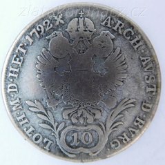 10 Krejcar 1792 A