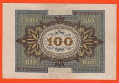 Německo - 100 Mark 1.11.1920 - série H-V