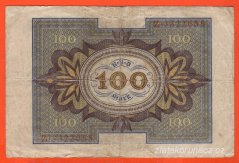 Německo - 100 Mark 1.11.1920 - série Z-G