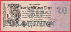 Německo - 20.000.000 mark 25.7.1923 - série 26N