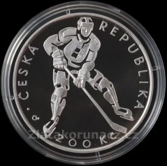 2008 - 200Kč - Český hokejový svaz Proof