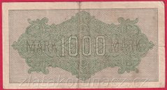 Německo - 1000 mark 15.9.1922 - série Sa-RB